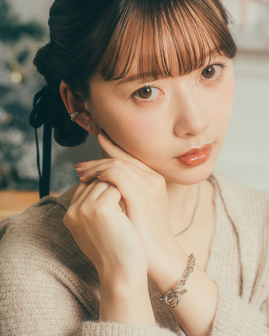 スネークチェーンネックレス