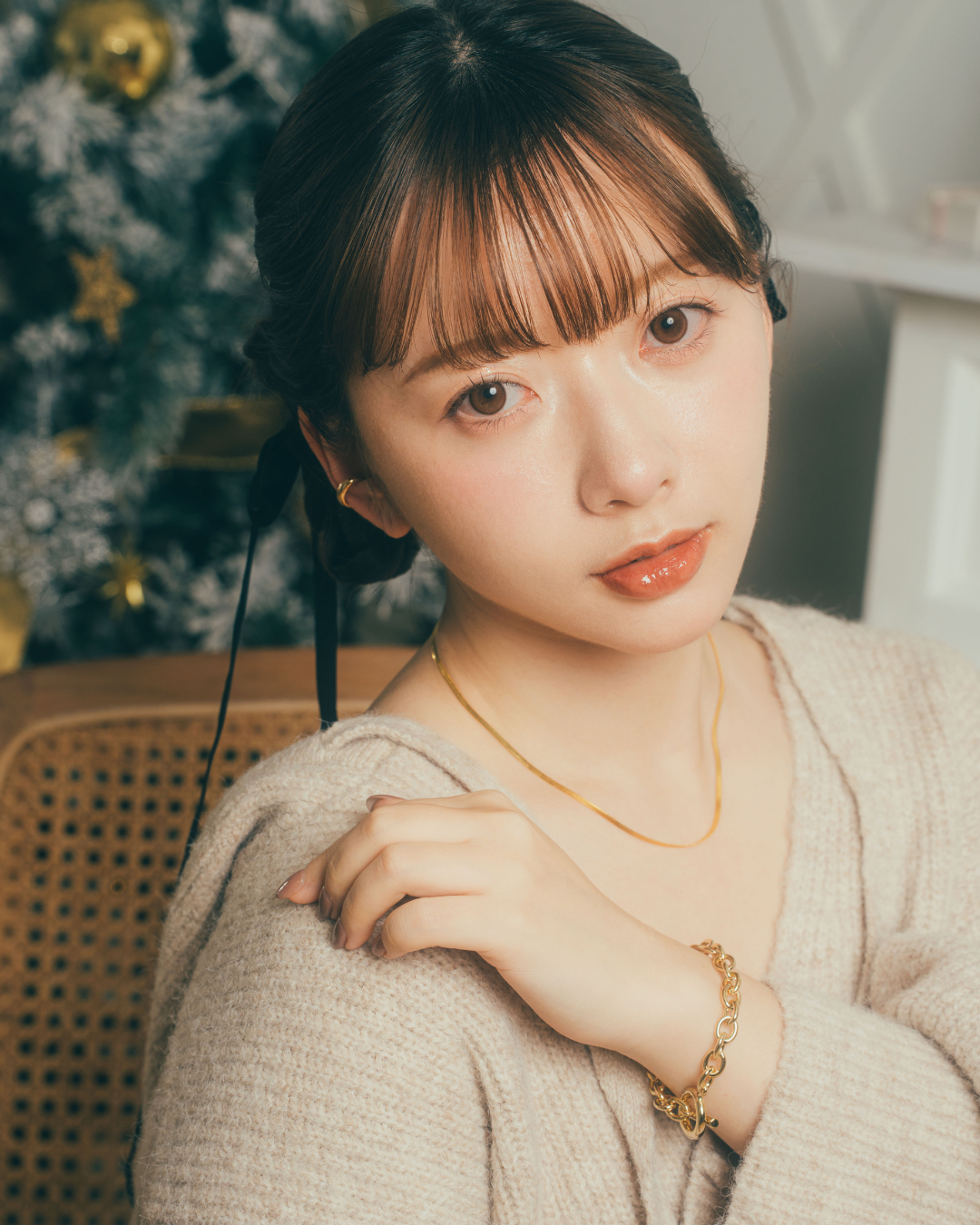 スネークチェーンネックレス