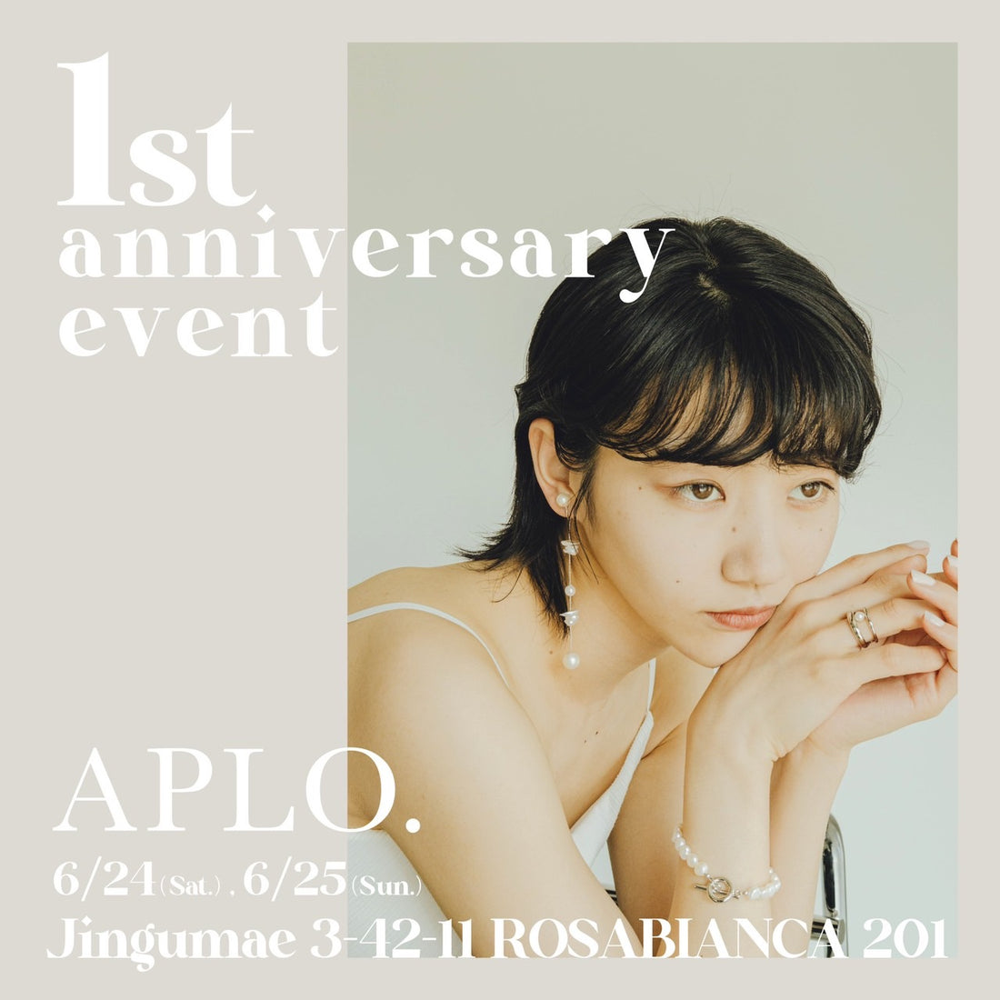 APLO. 1st Anniversary POP UP Store 開催のお知らせ
